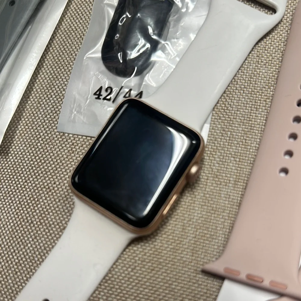 Apple Watch Series 3 with Multiple Bands and case